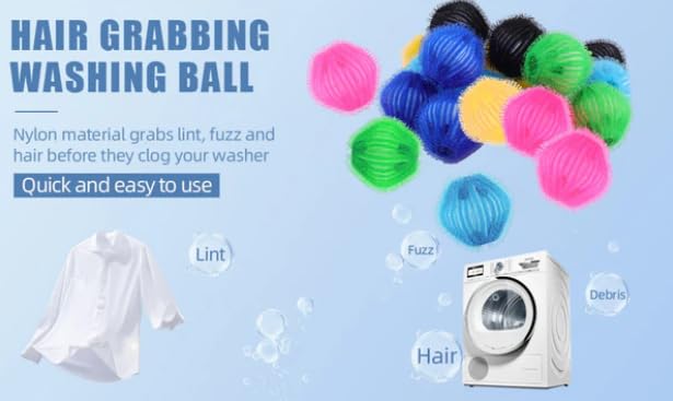 Ultimate Pet Hair Removal Kit | Car Pet Hair Removal | 18 Pet Hair Attracting Washer/Dryer Balls | Reusable Static Hair Brush | Dog Brush/Edge Cleaner | Safe and Gentle | GROOVY PAWZ - PawsPlanet Australia