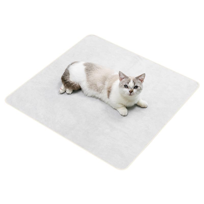 35.43" Extra Large Cat Grooming Wrap,Soft Self-stick Cat Burrito Restraint Blanket Grippy Cloth for Large Cats & Small Dogs,Nail Clipping,Ear Cleaning,Teeth Brushing Anti-Scratch Anti-Escape CUTE PATTERN(35.43" )