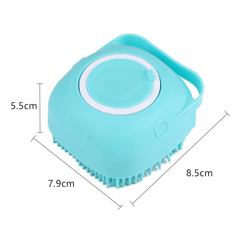 3pack Dog Bath Brush. Cat Bath Brush.Soft Silicone Dog Shampoo Brush, Pet Grooming Bath Massage Brush Shampoo Dispenser. Pet Dog an Cat Grooming Silicone Shower Brush Dog Grooming Brush Bath. - PawsPlanet Australia