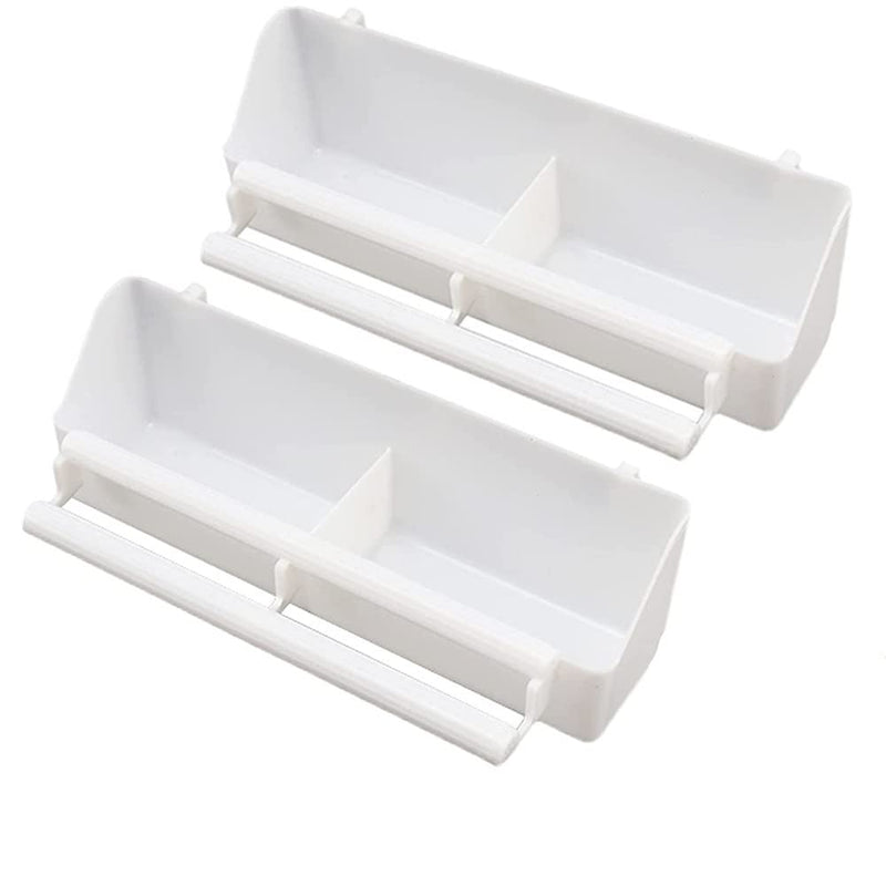 Bird Food Bowl Bird Feeder Pet Birds Food Dish Bird Water Bowls Pigeon Feeding Cups for Cockatiel Parrot Macaw Birds Small Animal 2 Pack with 1 Bird Spoon - PawsPlanet Australia