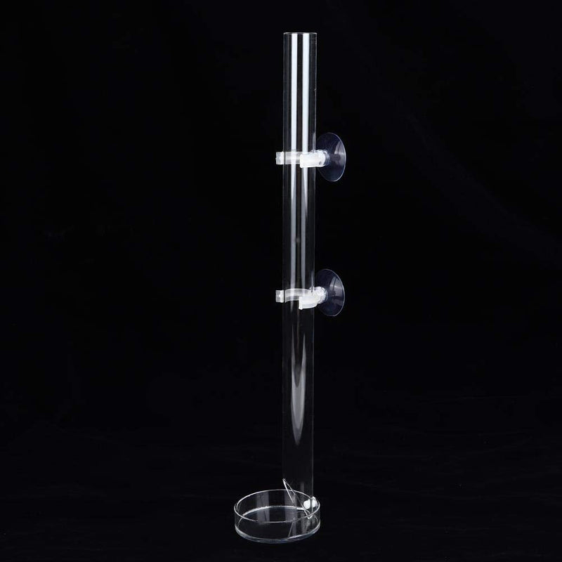 Acrylic Shrimp Feeder Tube, Ornamental Aquarium Feeding Tube Fish Food Container Set with Sucker Hook Fish Tank Accessories 20cm - PawsPlanet Australia