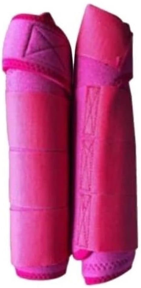 Horse Sports Medicine Boots Horse Sport Boots Horse Leg Wraps One Pair (Red)