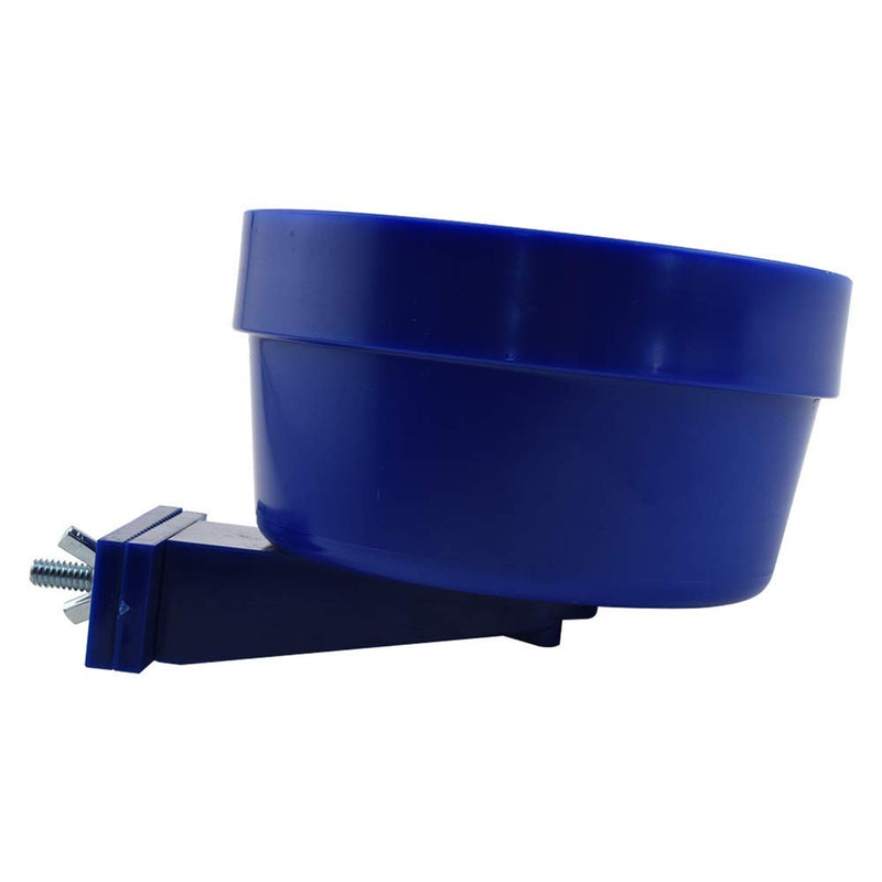 Lixit Quick Lock Removable Cage bowls for Rabbits, Birds, Dogs, Cats, Gunea pigs and Other Small Animals. (Blue, 20oz) Blue