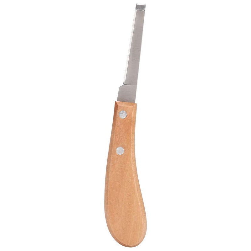 Straight Cutting Tools Shape Hoof Trimming Knife, Carbon Steel Hoof Knife for Horses, Goats, Cattle (Straight Right Hand)