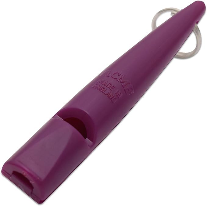 ACME 210.5 Professional Dog Training Whistle with Lanyard. BPA-Free Plastic. 90 dBA. Standardized 5700Hz Frequency for Smaller Dogs. Weatherproof. Made in The UK (Purple) Purple