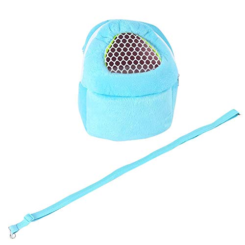Tbest Hedgehog Pet Carrier Bag, Hedgehog Hamster Rat Pet Sling Carrier Backpack Hedgehog Chinchilla Ferret Slee Outdoor Traveling Bag Handbags Backpack (Blue) Guinea Pig Clothes ferret accessories fe Blue - PawsPlanet Australia