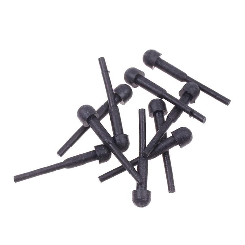 10 Pack Hair Scissor Rubber Silencer Replacement Bumper Barber Shears Stopper Hair Cutting Clipping Cutter OD 3MM Black Muffler Stick Buffer Bumpers Silicone Grooming Parts Salon Pet Tool - PawsPlanet Australia