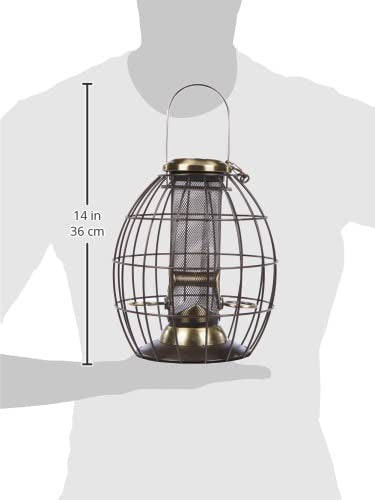 Henry Bell Heritage Squirrel Proof Seed Feeder, 0.6 kg 5026132031991 transparent - PawsPlanet Australia