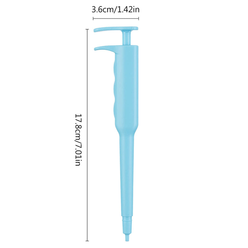 Safe pill and medication dispenser for cats, simple and accurate, prevents spitting, tool, medication dispenser, soft tip, syringe-style pet pill dispenser for dogs, blue