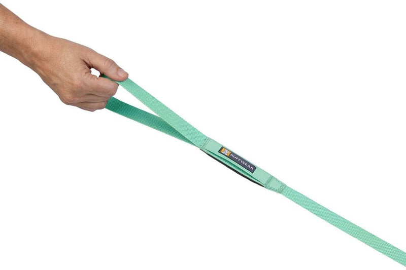Ruffwear, Hi & Light Dog Leash, Ultralight 4.5 ft Lead with Lockable Swivel Crux Clip and Pick‑Up Bag Pocket, Minimalist Packable Webbing for Everyday Walks, Sage Green - PawsPlanet Australia