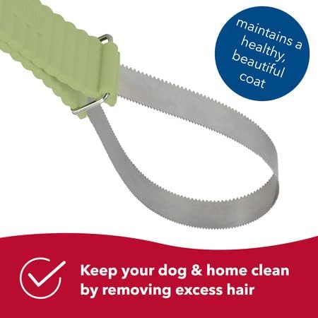 Coastal Pet Safari Dual-Sided Dog Shedding Blade - Stainless Steel Grooming Blade for Thick Coats - for Dogs with Short and Long Hair - Medium-Large - 10" x 3.25" NO Color Pack Of 1