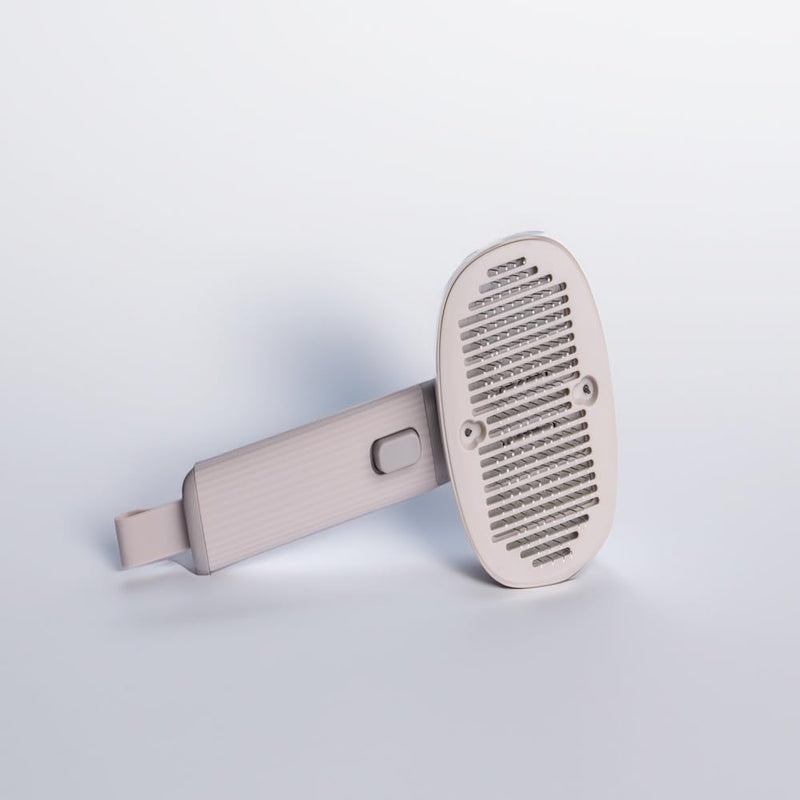 Bark&Bliss Self Cleaning Slicker Brush – Skin-Friendly Deshedding Grooming Tool for Dogs & Cats, Suitable for Shedding & Long-Haired Pets, Puppy Brush, Pet Grooming Brush, Cat Brush for Shedding - PawsPlanet Australia