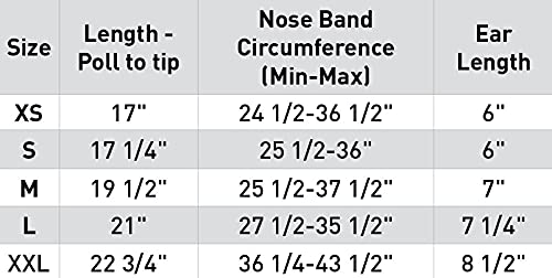 HORZE Zebra Pattern Mesh Insect and Fly Mask with Detachable Nose Protection - Black - L - PawsPlanet Australia