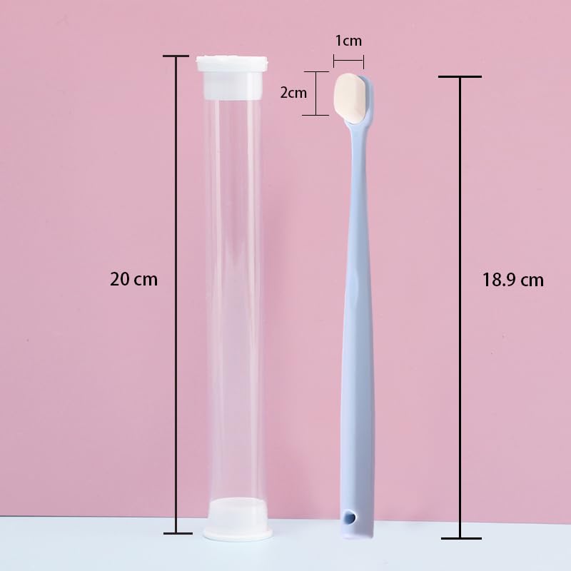 Pet Toothbrushes Dog Cleaning Toothbrush Extra Soft Dog Toothbrushes for Puppy Small Dog and Cat Teeth Care Dog Toothbrush Pet Cat Dog Toothbrush 4 Pack Kit (Blue/Black/Pink/Brown) - PawsPlanet Australia