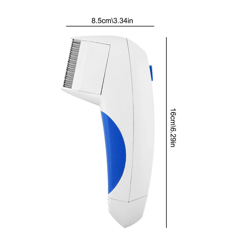 TEAFIRST Electric Flea Zapper Lice Remover Hair Comb Brush Pet Dog Cat Safe Cleaning Tool - PawsPlanet Australia