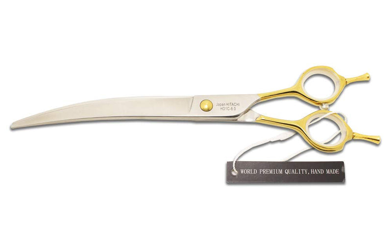 HASHIMOTO Curved Scissors for Large Dog Grooming,8.0 inches,Design for Professional Groomer. - PawsPlanet Australia