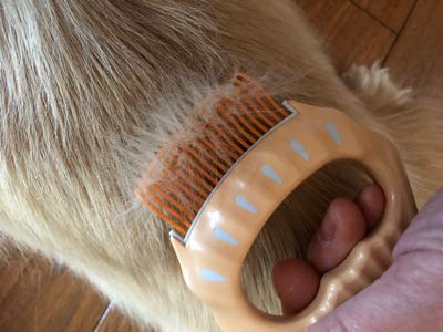 ATOLIB Philocomb E3 Long (in English Package) a Gentle, Flexible, Grooming Comb for Pets with Long Hair. - PawsPlanet Australia