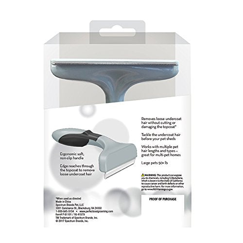 P-91101 deShedding Tool Large | Over 50 lbs - PawsPlanet Australia