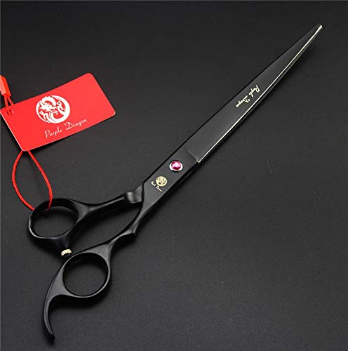 Purple Dragon 8 Inch Professional Pet Grooming Scissors Sets Dog Grooming Shear 1 Pc STRAIHT & 1 PcTHINNING & 2 Pcs Curved Scissors - PawsPlanet Australia