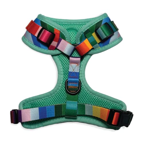 Modern Rainbow Pet Harness Size Large Dog or Puppy Soft Harness with Safe, No Pulling, Large Chest Size 22 to 32 Inches (LG) LG - PawsPlanet Australia