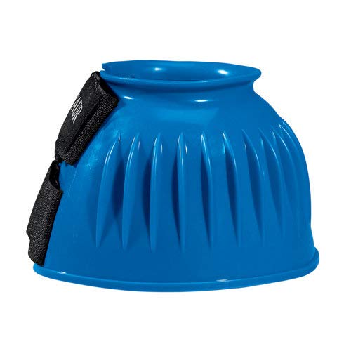 Centaur Ribbed Double Tab PVC Bell Boots Large Royal