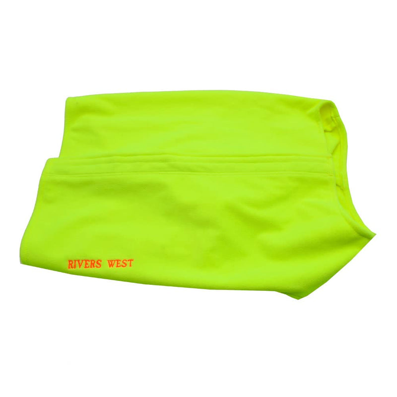 RIVERS WEST Waterproof Windproof Fleece Anti-Chafing Pointer Dog Vest, Safety Green, X-Large