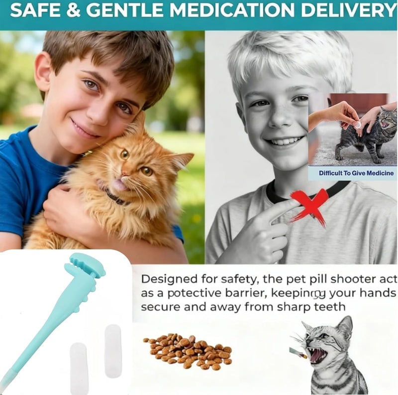 OUNONA Automatic Medication Feeder for Pets with Adjustable Plastic Tube - Easy Medication Syringe Replacement for Dogs and Cats in Everyday Care