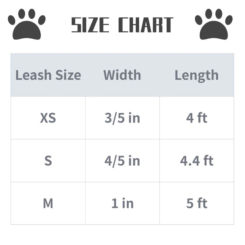 Lionet Paws Dog Leash - Off White Leash for Small Medium Large Dogs Matching Collar for Girl and Boy Leash-M (Pack of 1) - PawsPlanet Australia
