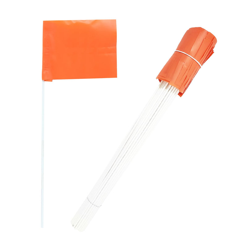 Dogtra Training Flags for GPS Fence/SMART Fence – 50-Pack Neon Orange Boundary Markers – Flexible, Weather-Resistant Yard Flags for Wireless Fence Training, Pet Containment, Safe Outdoor Setup Training Flags Only