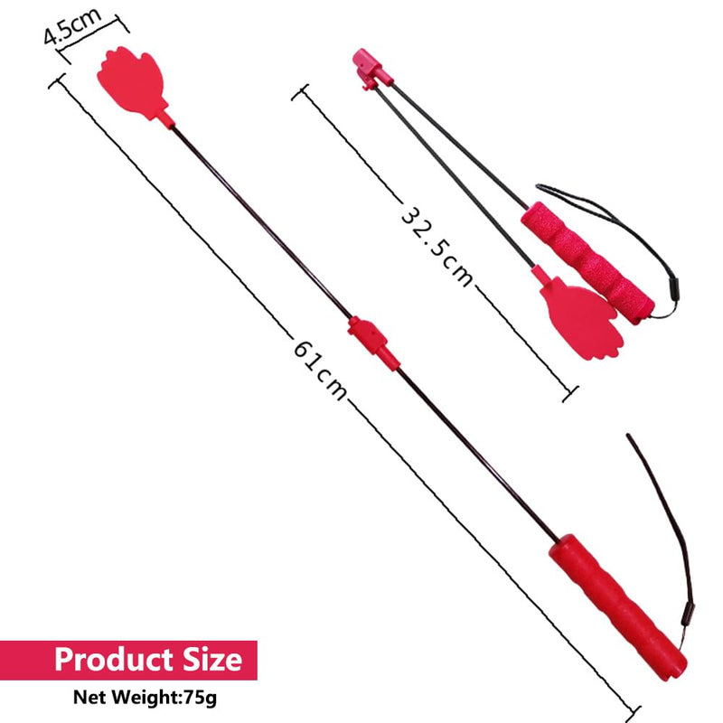 Collapsible Portable Dog Training Stick,Silicone Durable Dog Training Whip with Anti-Slip Handle,Outdoor and Indoor Training Dog Tools,Puppy Training Whip Exercise Accessory - PawsPlanet Australia