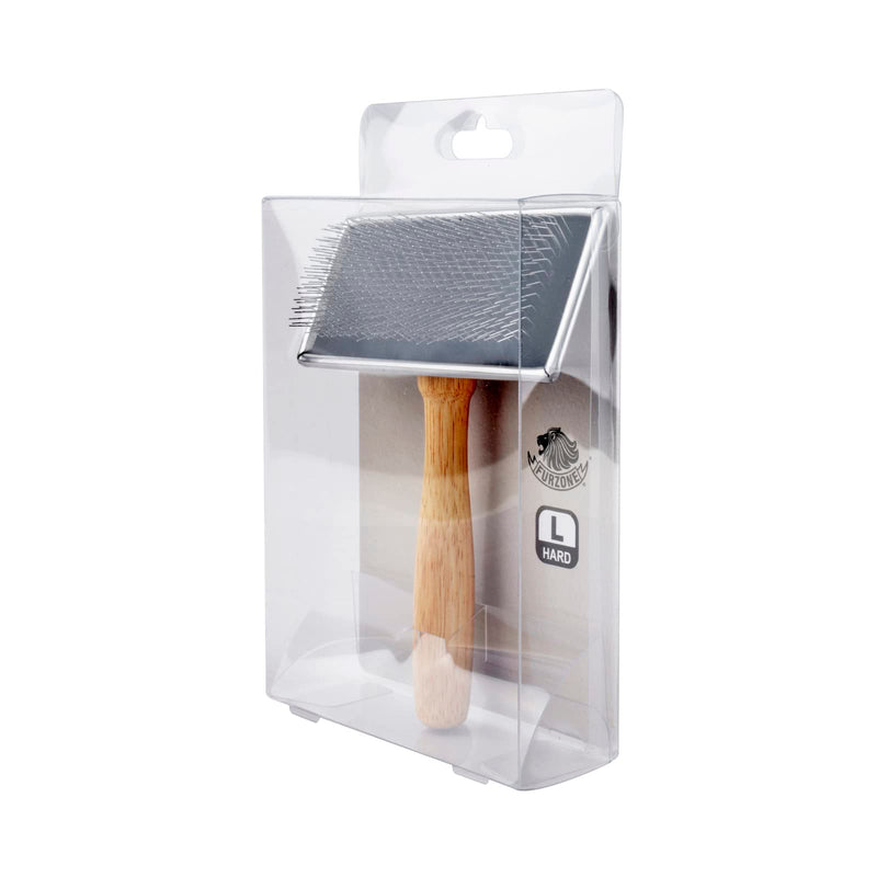 Furzone Slicker Brush for Dogs (Size L) - Stainless Steel Hard Pin Grooming Brush for Dogs - PawsPlanet Australia