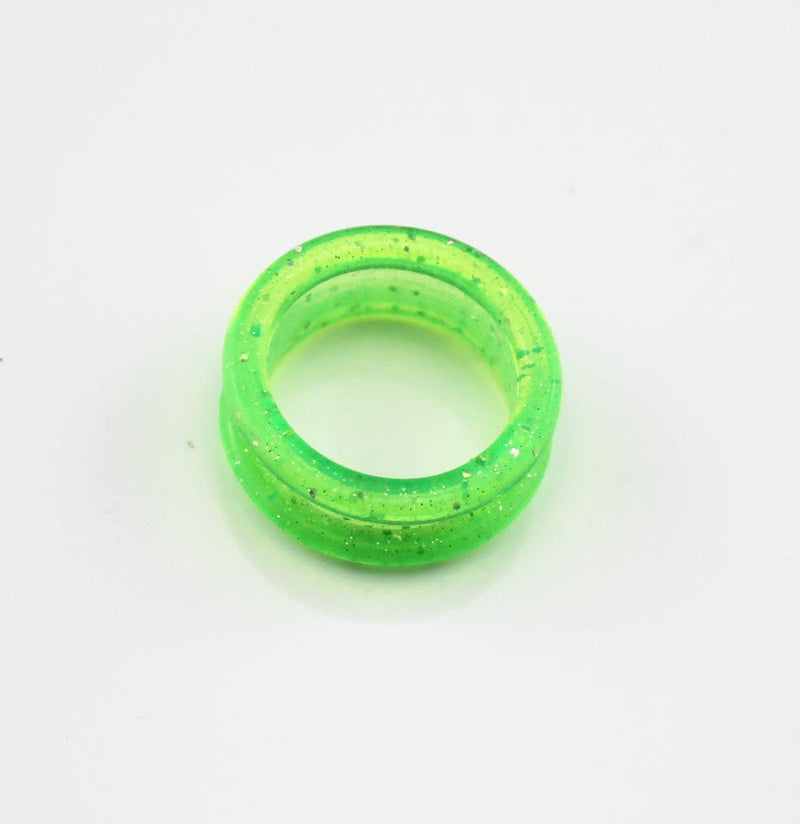 7x Barber Hair Shears Scissors Finger Rings Grips Inserts - Dog Grooming Finger Thumb Soft Silica Rubber Insert for Pet Shears - Candy Colors - PawsPlanet Australia