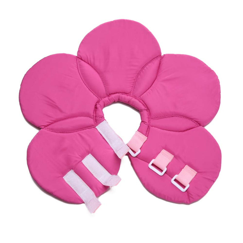 Dog Collar, Pet Cone E-Collar Flower Soft Elizabethan Waterproof Grooming Recovery Protecive Adjustable Collar for Puppy Small Medium Dogs (M Neck: 11-13in, Purple) M Neck:11-13in - PawsPlanet Australia