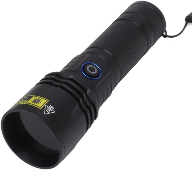 UV Flashlight 20W, 5000Mah High Power 365nm UV Light, Led Usb Rechargeable Black Light Flashlight for Pet Urine Detection, Resin Curing, Rock Hunting, Traveling, AC Leak, Uranium Glass, Bed Bug - PawsPlanet Australia