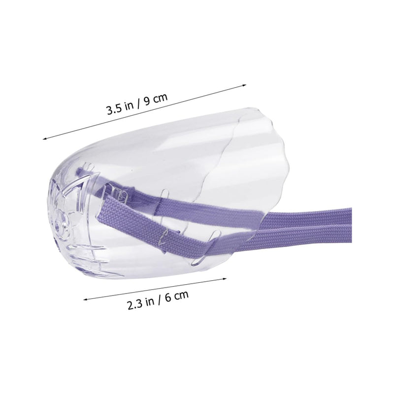 HOMSFOU Cat Muzzle to Prevent Eating and Chewing, Adjustable, Made of PP, Comfortable for Cats, Suitable for Grooming and Veterinary Visits