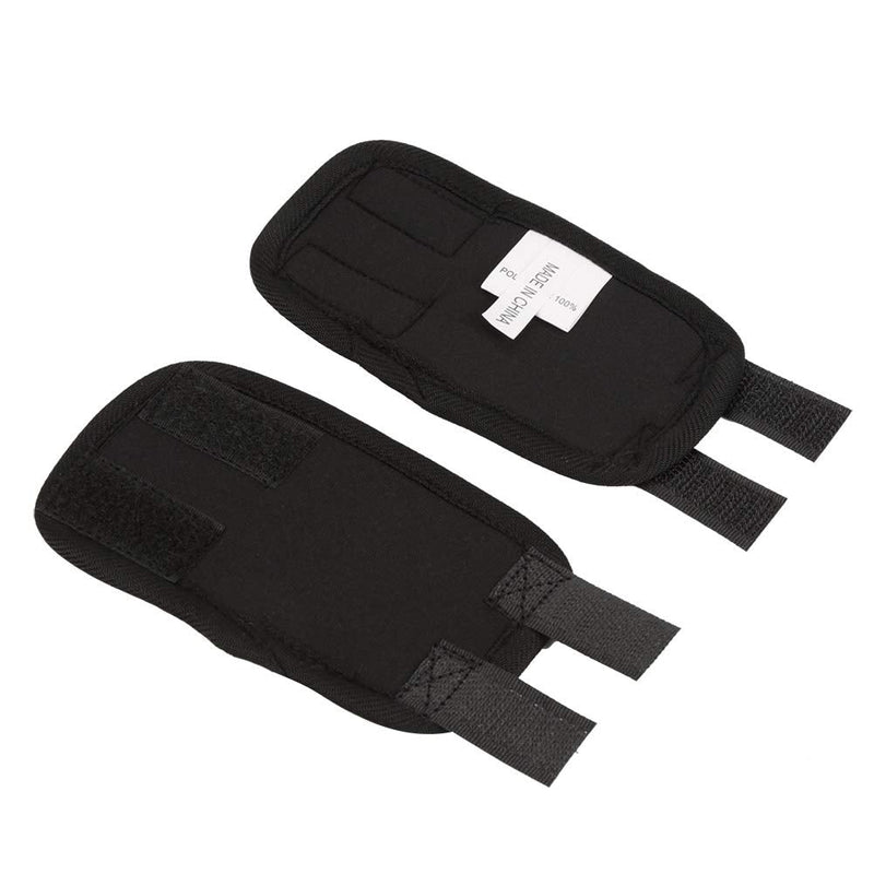 Dog Leg Wrap, 1 Pair Pet Surgical Injury Bandage Flexibility Dog Front Legs Wrap Dog Leg Bandage Dog Knee Brace Pet for Dog (Black, S Code)