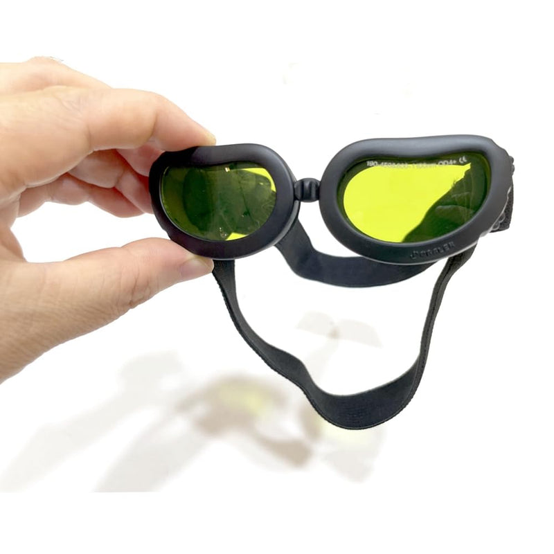 Pet Laser Protective Glasses Safety Goggles 1064nm Infrared Band Goggles for Little Dog Cat Squirrel Anti Glare Sunglasses UV400 (Suitable for Pets 1.5kg-3kg)