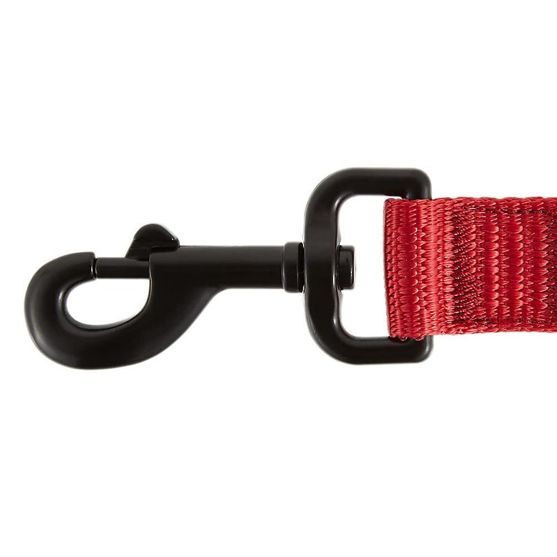 KONG Reflective Shock Absorbing Hands-Free Bungee Dog Leash 6' (Red) Red