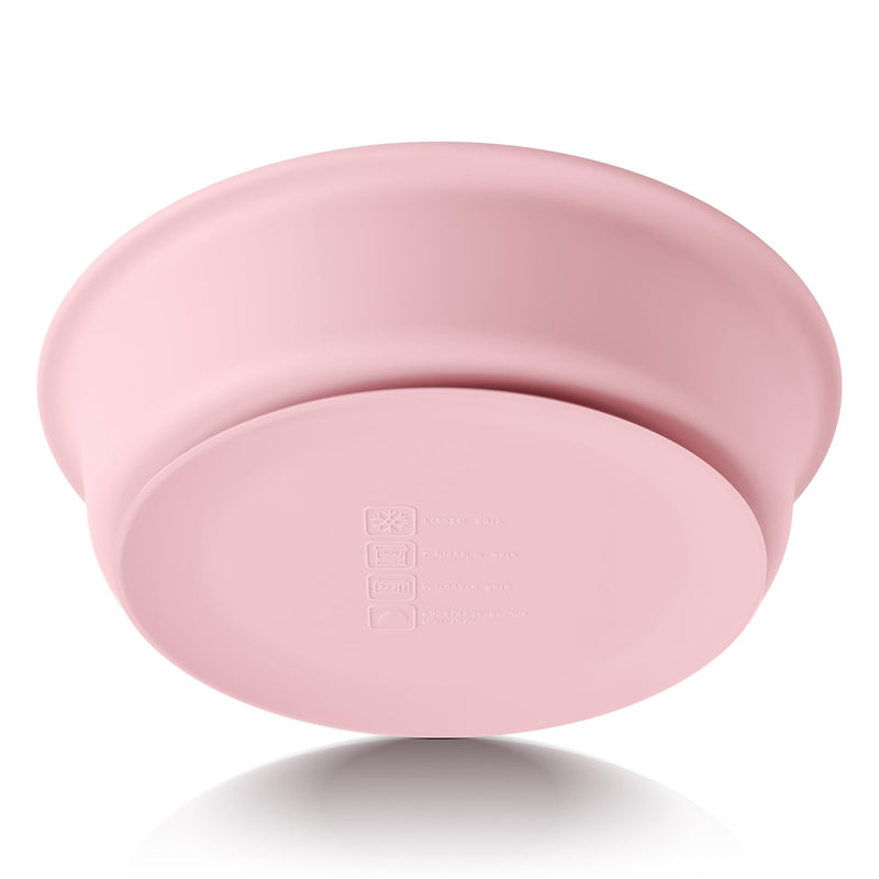 Coomazy Slow Feeder Cat Bowl Wed, Food Grade Silicone for Puppy Small Breed Dogs French Bulldogs Beagle Dachshund Schnauzer, Anti Choking, Protect Stomach, Pink