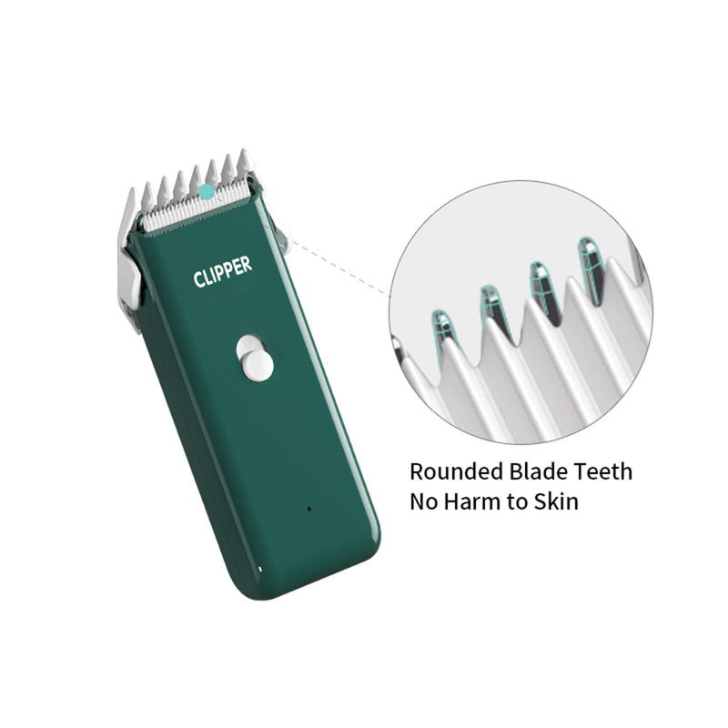 Professional Household Waterproof Low Noise Pet Hair Clippers Electric USB Rechargeable Painless Grooming Tools Hair Grooming Trimmer for Small Medium Dog Cat AP005 Green Ap005-green - PawsPlanet Australia