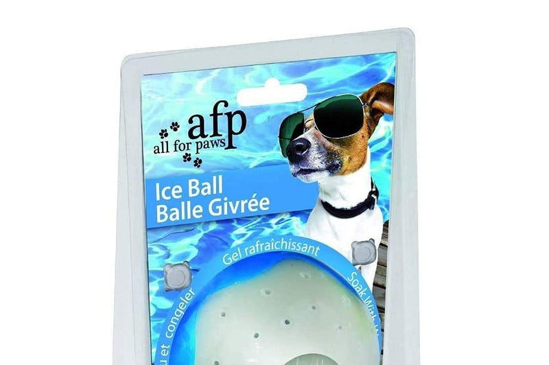 ALL FOR PAWS Chill Out Ice Ball Dog Chew Toy, Large, 6.18 kg, assorted colours Multi L - PawsPlanet Australia