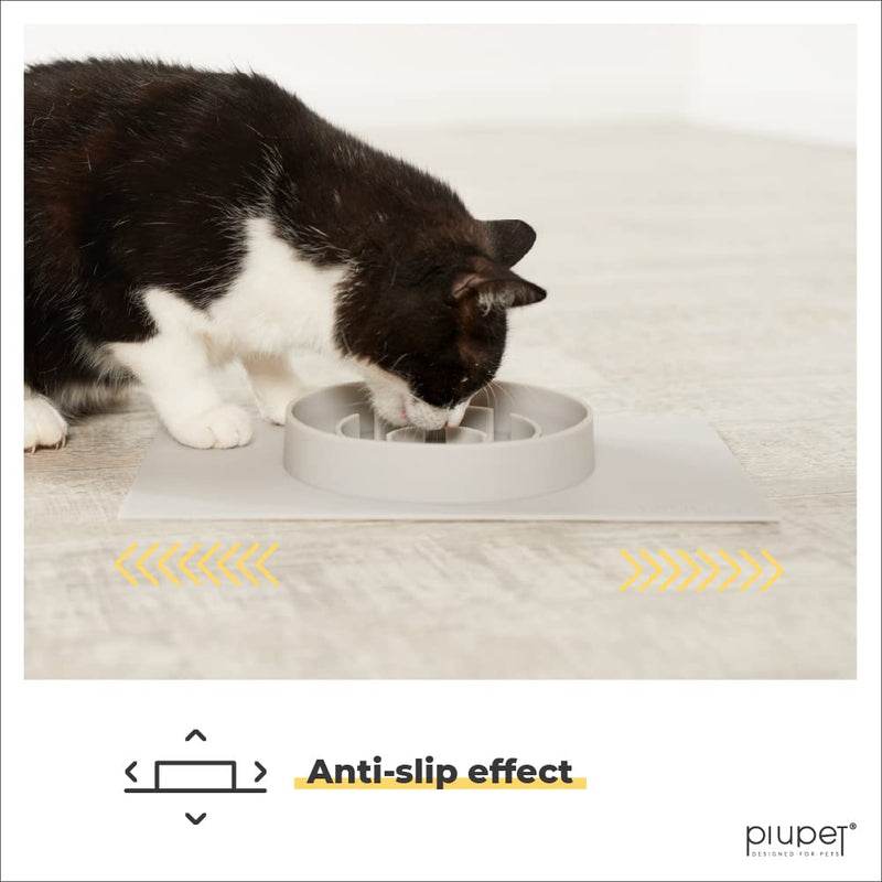 PiuPet® Slow Feeder dogs & cats I 300ml I foldable I Slow Feeder dog bowl I Slow Feeder cat bowl I Dog bowls to slow down eating i Dog bowls/Cat bowls