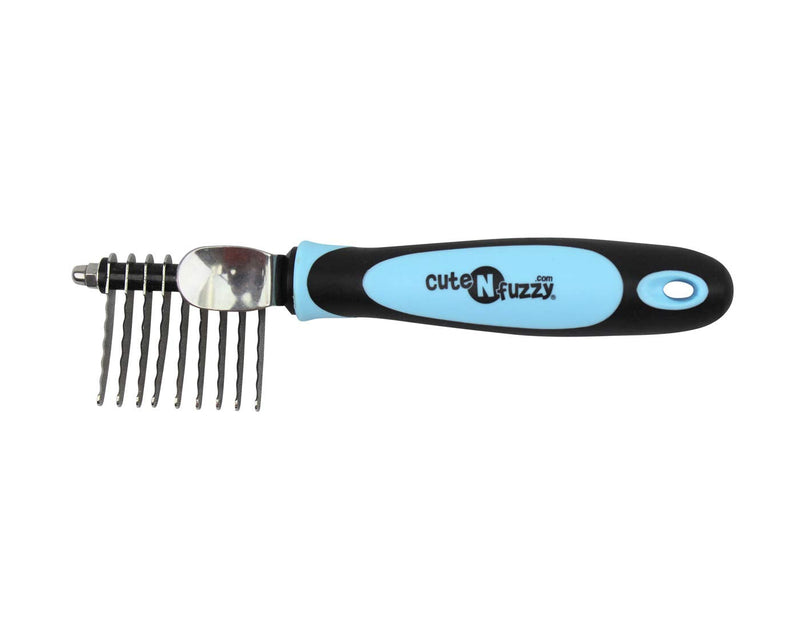 Pet Dematting Comb, Blue - PawsPlanet Australia