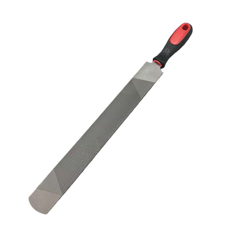 18Inch Double-Sided Farrier Rasp - Professional Hoof Rasp for Horses, Coarse & Fine Filing Surfaces, Hardened Steel with Ergonomic Non-Slip Handle for Hoof Trimming and Shoeing