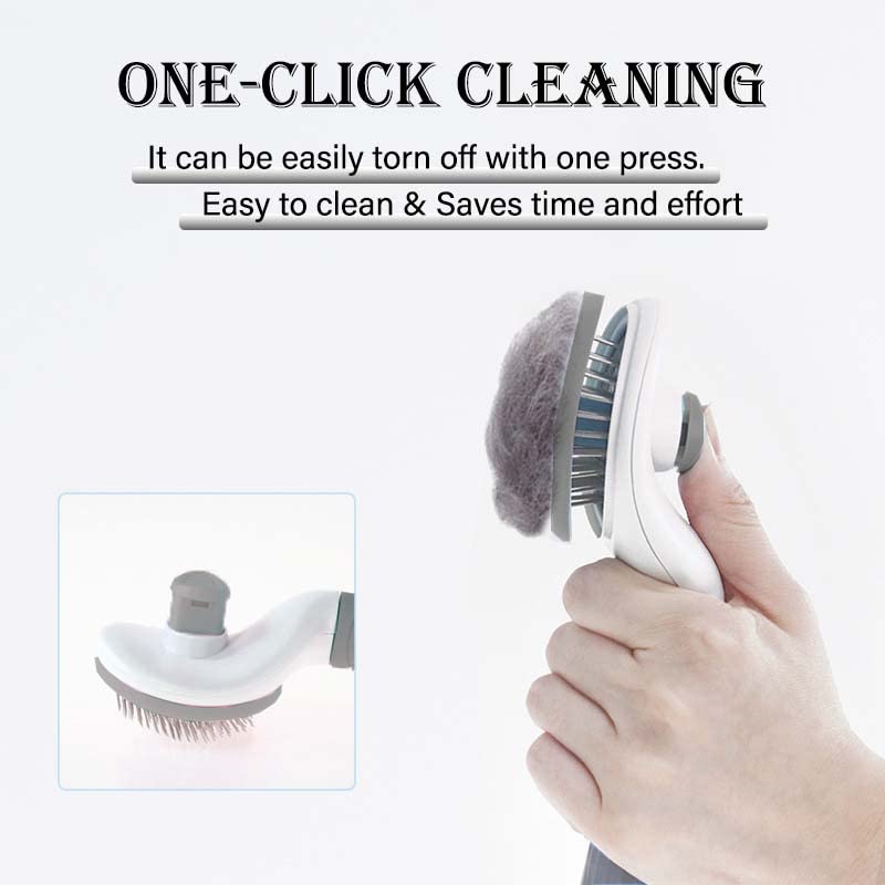 Cat Brush Dog Brush for Grooming - Cat Hair Comb for Shedding, Pet Self Cleaning Slicker Brush LRHINETAR - PawsPlanet Australia