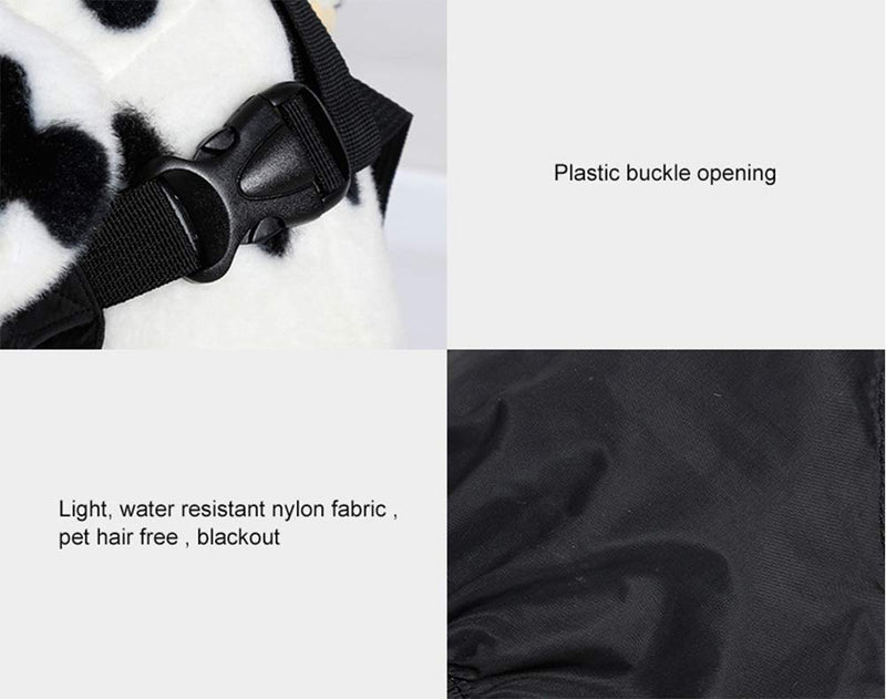 Delifur Dog Anxiety Muzzle Pet Calming Cap Eye Mask Nylon Shading for Grooming Anti Car Sickness S - PawsPlanet Australia