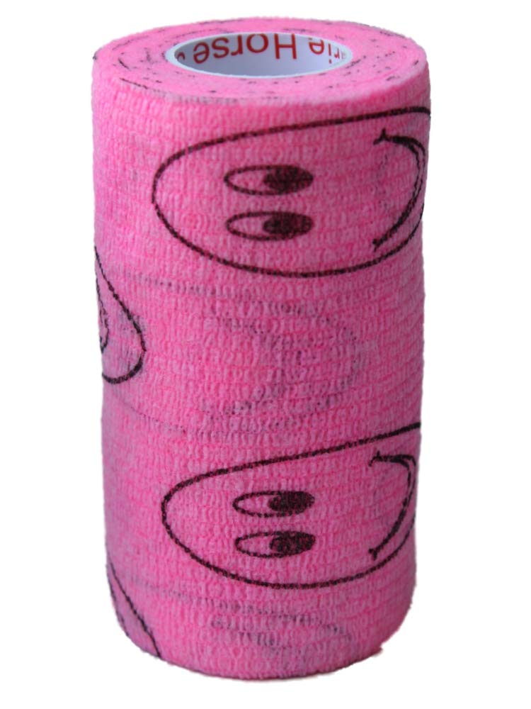 4 Inch Self Adhesive Medical Bandage Wrap Sport (Purple, Yellow, Black and Smiles on Yellow, Pink, Green) (6 Pack) Strong Elastic Self Adherent Flex Rolls for Wrist Ankle Knee Sprains and Swelling Assorted 1 4 Inch (Pack of 6) - PawsPlanet Australia