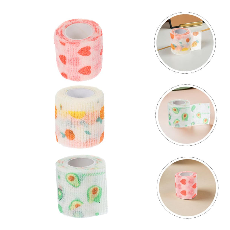 Milisten 12 rolls of animal bandages for dog wounds, self-adhesive dressing material, elastic wrap for dog paws, breathable cover, versatile bandage bag.