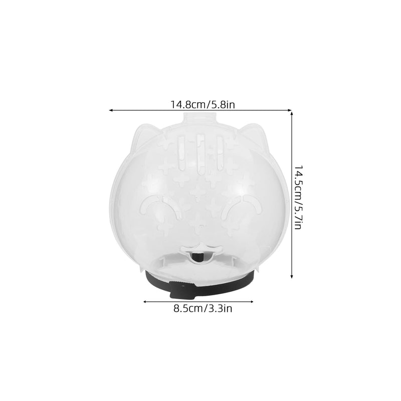 Abaodam 2-Pack Bite-Proof Cat Grooming Masks Adjustable Head Cover Made of Breathable Material Lightweight Muzzle for Grooming, Bathing, and Vet Visits