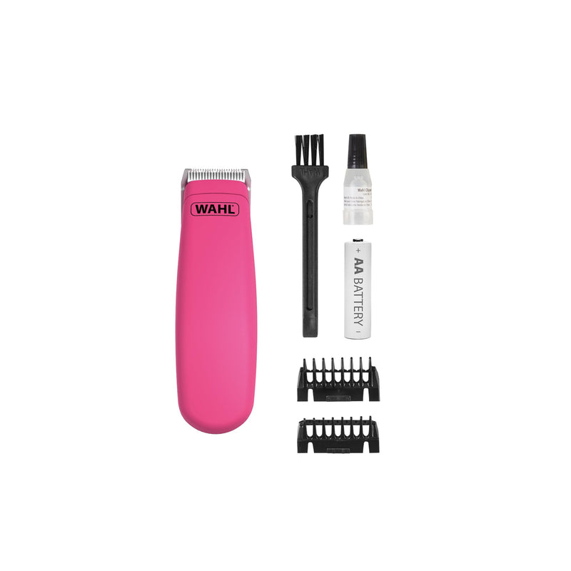 Wahl Pocket Pro Hair Trimmers, Small Trimmer for Pets, Animal Trimming, Pet Grooming Set, Dog Grooming Kit, Trim and Tidy Up Smaller Areas, Cordless Trimmers, Battery Powered Black Trimmer Kit Pocket Pro Pink Pet - PawsPlanet Australia